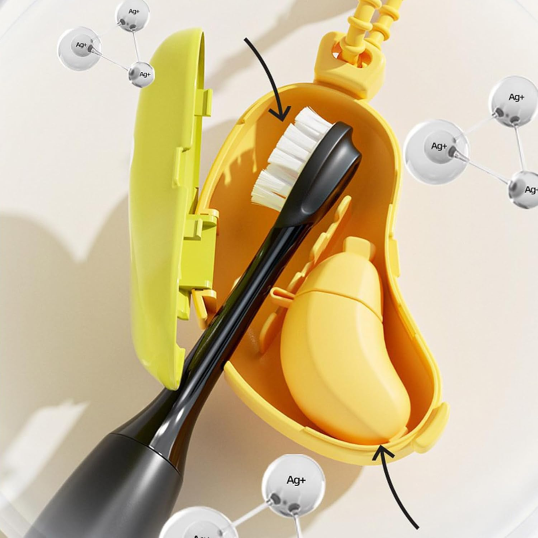 Porta cepillo y estuche higiénico de dientes BANANALOOP